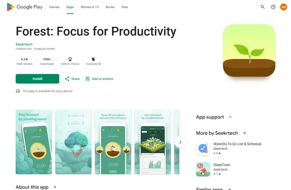 Forest: Focus & Productivity
