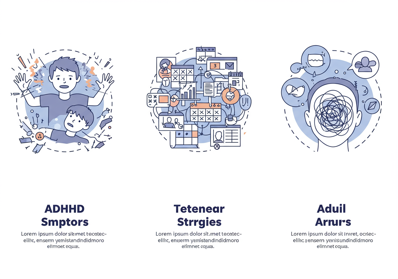 ADHD symptoms across children, teens, and adults